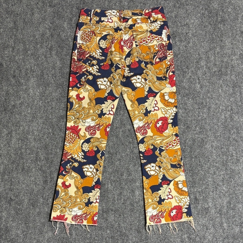 MOTHER The Hustler Ultra High-Rise Cropped Flare Jeans - Picture 5 of 8